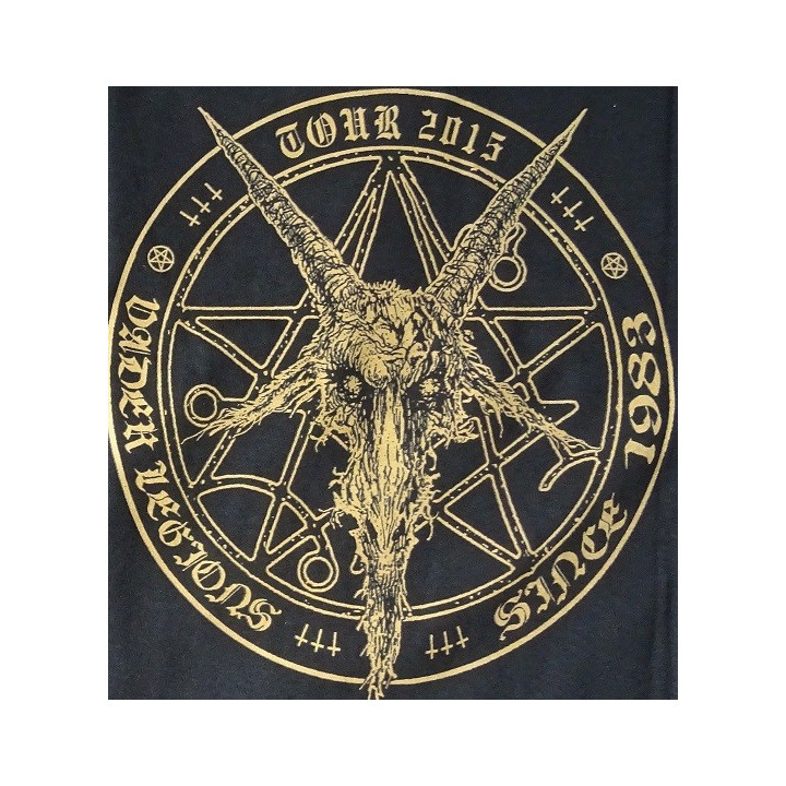 Vader Before The Age of Chaos Tour 2015 Official T-Shirt Vader Legions Since 1983