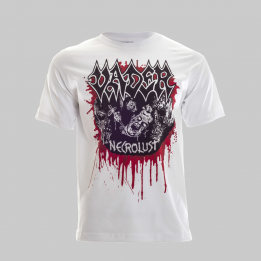 Vader Necrolust Demo 1989 Official White T-Shirt Death Metal 