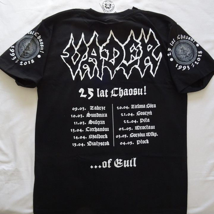 VADER The Ultimate Incantation T-Shirt Official repress of 1993 version 25 Years Anniversary Tour