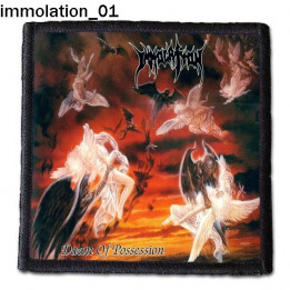 Immolation Patch Backpatch Rückenaufnäher Aufnäher