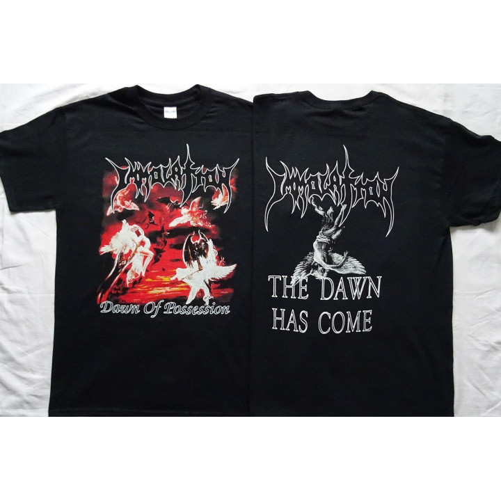 Immolation Dawn Of Possession Immolation Classic Death Metal Debut Album Official T-Shirt The Dawn Has Come
