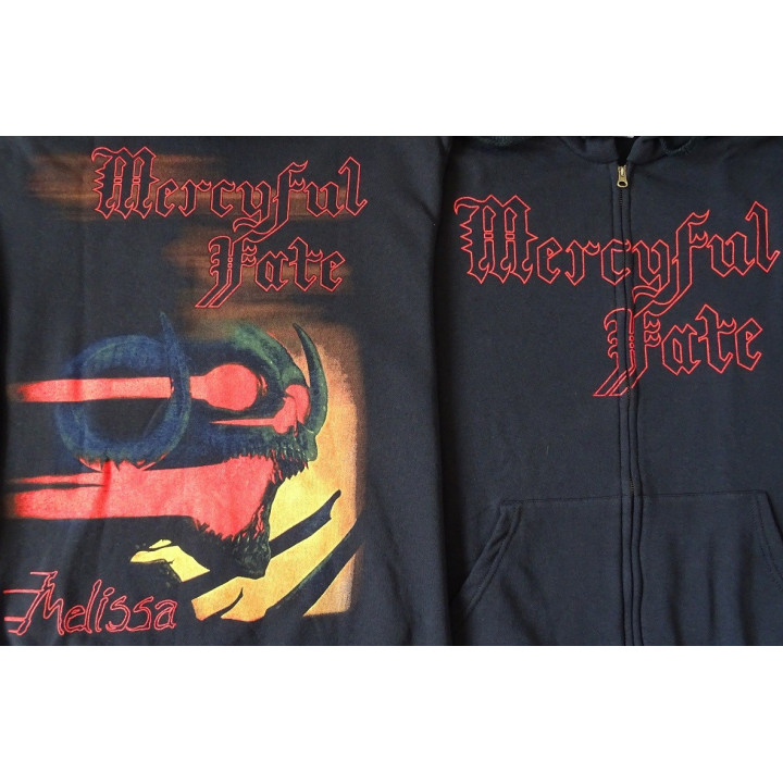 MERCYFUL FATE Melissa OFFICIAL ORIGINAL HOODIE ZIPPER Kapuzenjacke Zipp