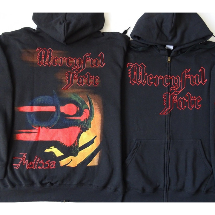 MERCYFUL FATE Melissa OFFICIAL ORIGINAL HOODIE ZIPPER Kapuzenjacke Zipp