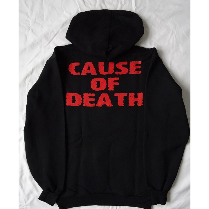 Obituary Cause of Death Hoodie Kapuzenjacke Hooded Sweatshirt Hoody All Size Alle Größe Death Metal