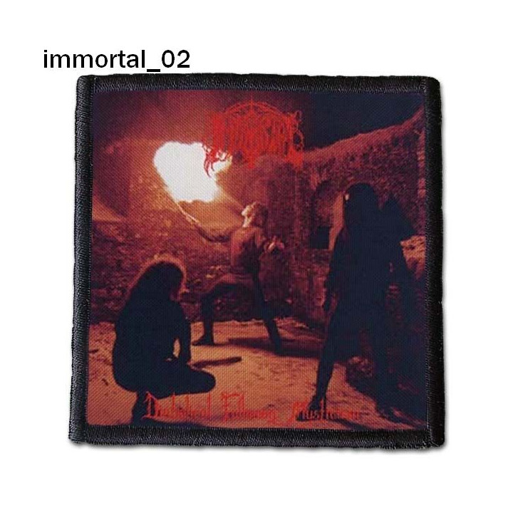 Immortal Patch Backpatch Rückenaufnäher Aufnäher Black Metal