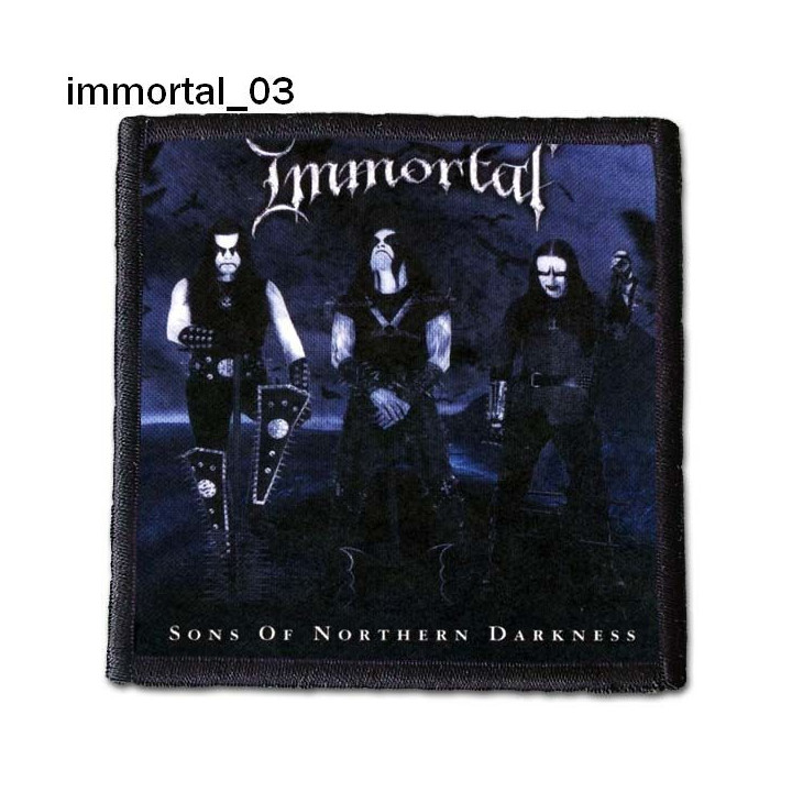 Immortal Patch Backpatch Rückenaufnäher Aufnäher Black Metal