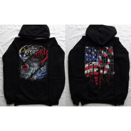 Obituary Florida Death Metal Free Shipping Classic Set Slowly We Rot Cause of Death The End Complete Hoodie Kapuzenjacke Hooded 