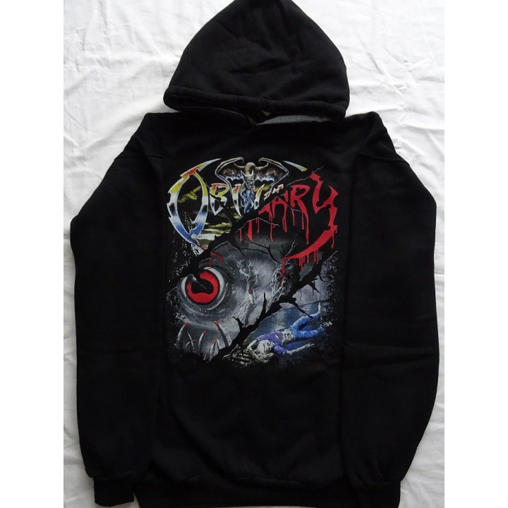Obituary Florida Death Metal Free Shipping Classic Set Slowly We Rot Cause of Death The End Complete Hoodie Kapuzenjacke Hooded 