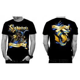 SABATON Official T-Shirt Free Shipping Born To Rule Carolus Rex Official Merchandise Sabaton