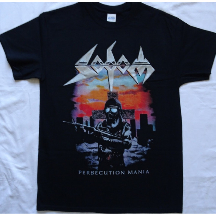 Sodom Persecution Mania Official T-Shirt Classic German Old Thrash Metal Free Shipping