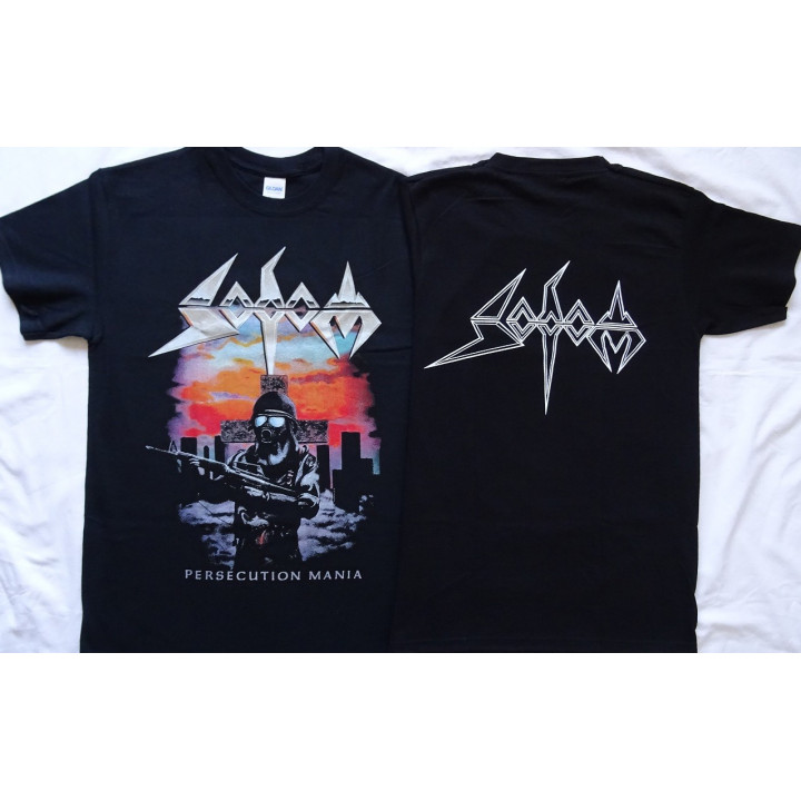 Sodom Persecution Mania Official T-Shirt Classic German Old Thrash Metal Free Shipping