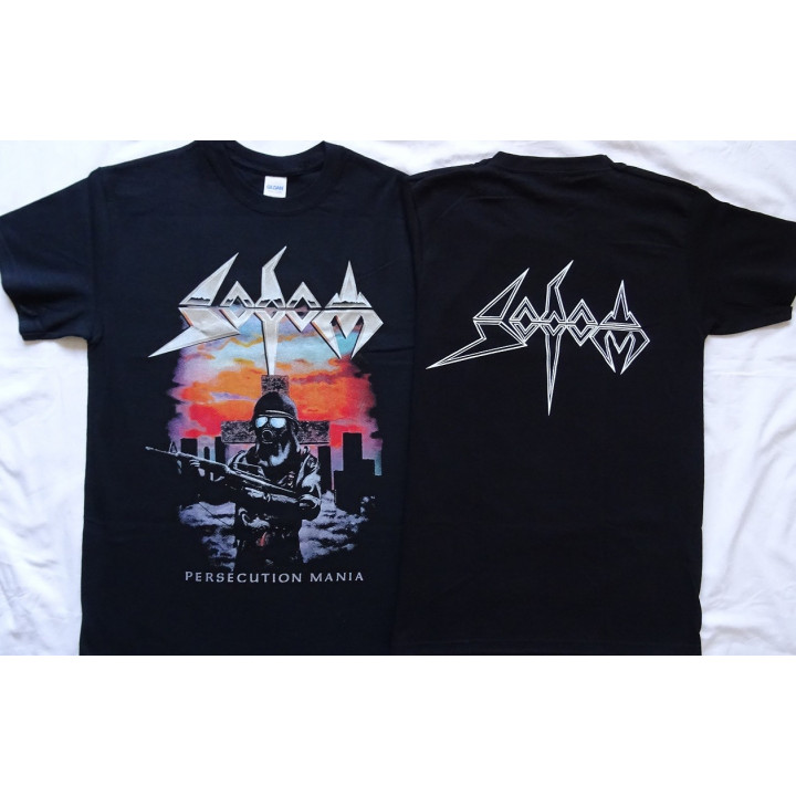 Sodom Persecution Mania Official T-Shirt Classic German Old Thrash Metal Free Shipping