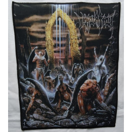 Immolation Here in After Backpatch Giant Back Patch Rückenaufnäher Aufnäher Ltd