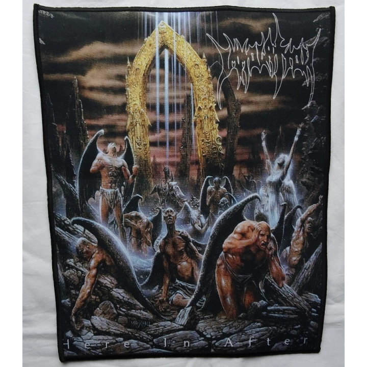 Immolation Here in After Backpatch Giant Back Patch Rückenaufnäher Aufnäher Ltd