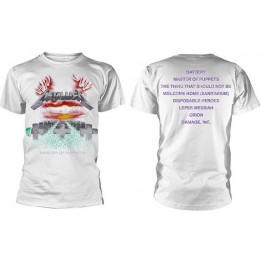 METALLICA Official Master of Puppets White Official T-Shirt
