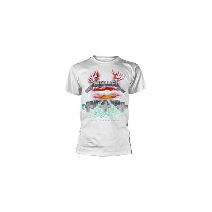METALLICA Official Master of Puppets White Official T-Shirt
