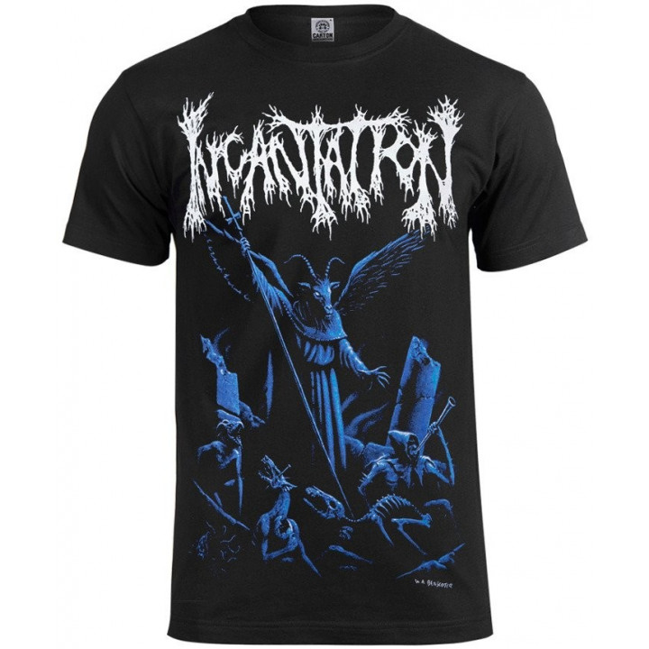 INCANTATION OFFICIAL  Upon the Throne of Apocalypse T-SHIRT