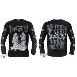 Incantation Official Deliverance of Horrific Prophecies Official LongSleeve T-Shirt Official Merchandise 25 Years Of Death Fucki