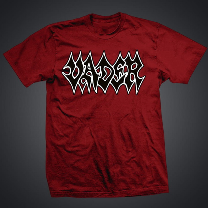 Vader Official Ascetic Line Red T-Shirt / Logo Black