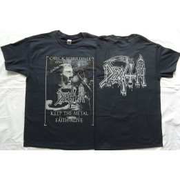DEATH Keep The Metal Faith Alive Memory Chuck Schuldiner 13.05.1967 - 13.12.2001 UNIQUE OFFICIAL LIMITED T-SHIRT 