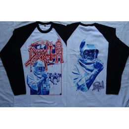 Death Leprosy Official Longsleeve T-Shirt White / Black Sleeve Classic Death Metal Cult Legend Album 1988
