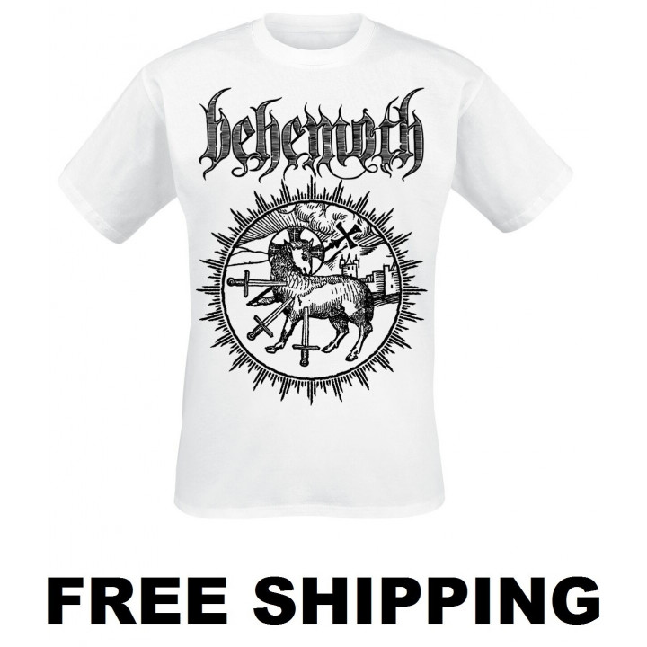 Behemoth Official T-Shirt Lamb Sigil Free Shipping