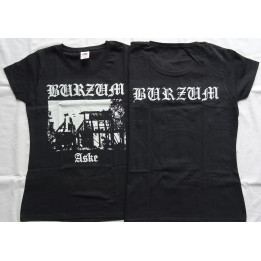 BURZUM Aske Girly Women T-Shirt OFFICIAL BLACK T-SHIRT