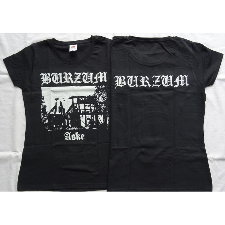 BURZUM Aske Girly Women T-Shirt OFFICIAL BLACK T-SHIRT