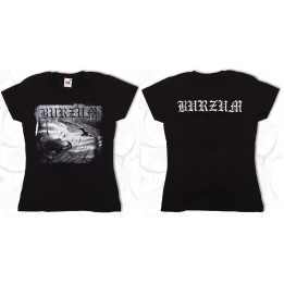 Burzum Hvis Lyset Tar Oss Official T-Shirt Girly Women Black Metal a∴a∴ Varg Vikernes Count Grishnackh