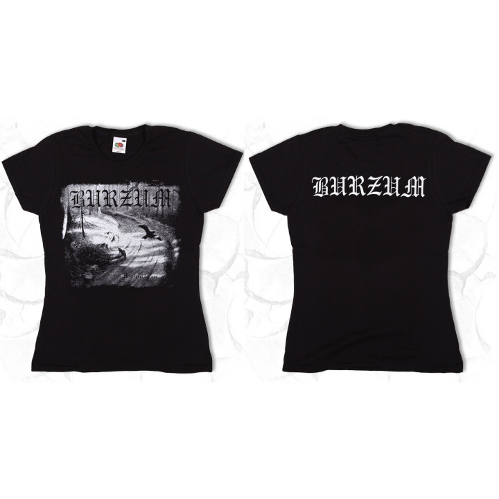 Burzum Hvis Lyset Tar Oss Official T-Shirt Girly Women Black Metal a∴a∴ Varg Vikernes Count Grishnackh