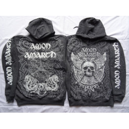 Amon Amarth Thor Hammer Vikings  Zipper Hoodie All Print Official 