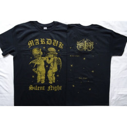 Marduk Victoria T-Shirt Silent Night Holy Night Official Offiziellen T-Shirt Black Fucking Metal 