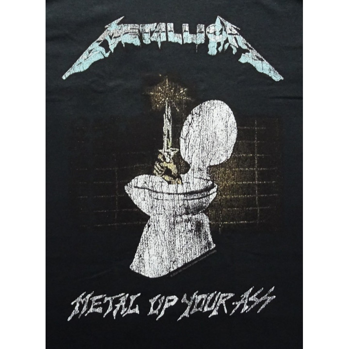 Metallica Kill 'Em All Metal Up Your Ass Official Vintage T-Shirt Thrash Metal Classic