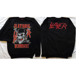 Slayer Slaytanic Wehrmacht Thrash Metal 1988 Angel of Death Regin in Blood South of Heaven Sweatshirt Without a Hood ohne Kapuze