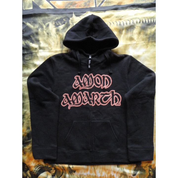 AMON AMARTH SURTUR RISING ORIGINAL OFFICIAL ZIPPER HOODIE GIRLS WOMEN 