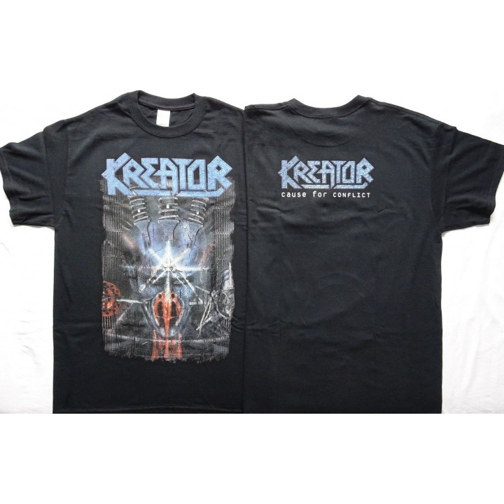 Kreator Cause For Conflict Unique Official Original T-Shirt Thrash Metal 