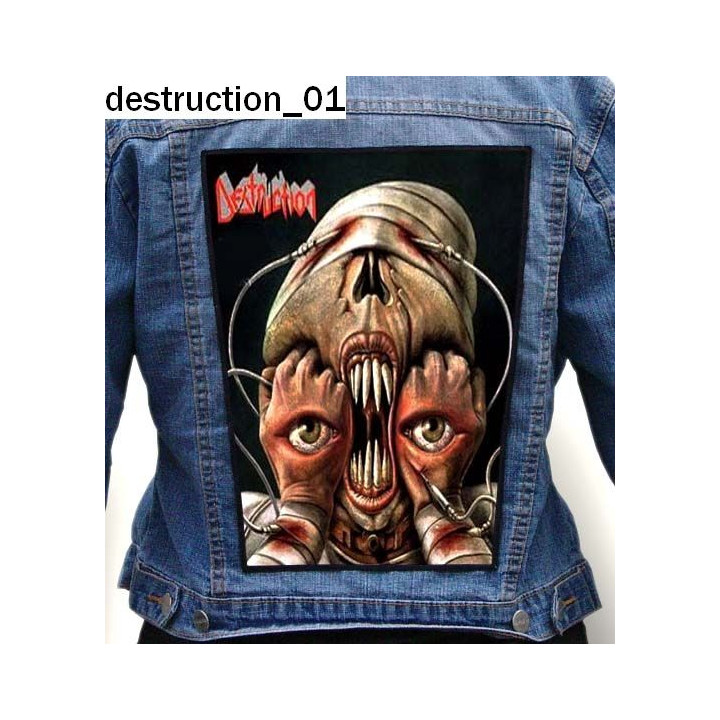 Destruction Backpatch Giant Back Patch Rückenaufnäher Aufnäher 