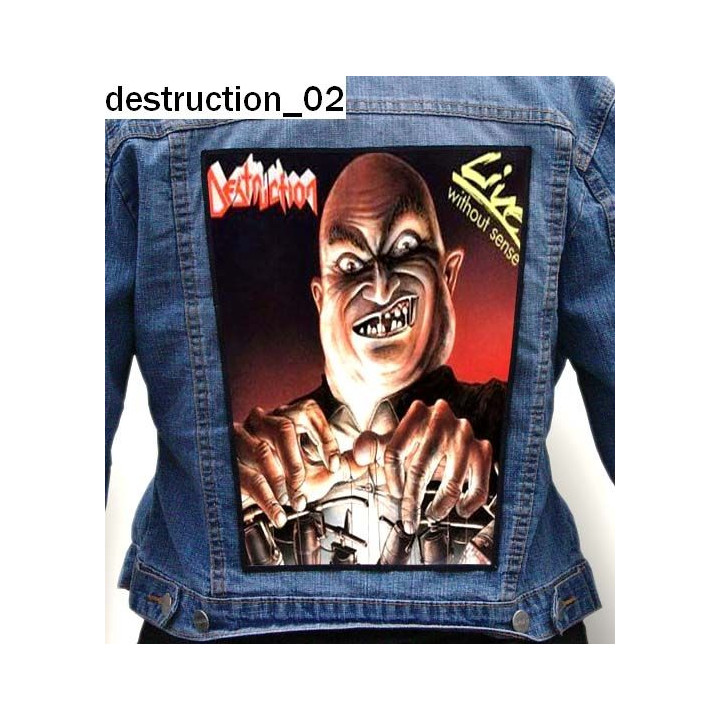 Destruction Backpatch Giant Back Patch Rückenaufnäher Aufnäher 
