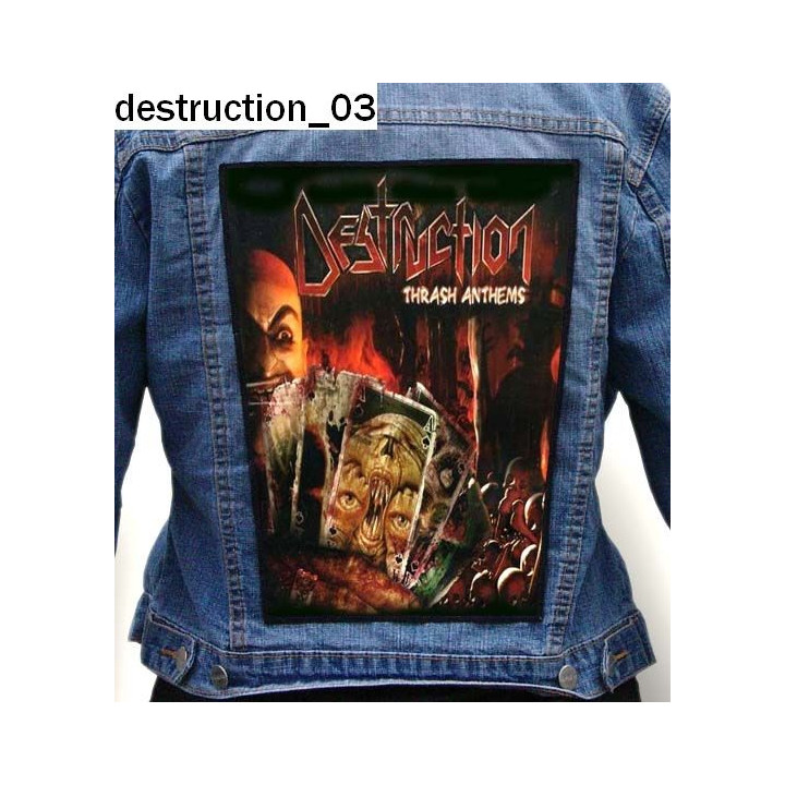Destruction Backpatch Giant Back Patch Rückenaufnäher Aufnäher 