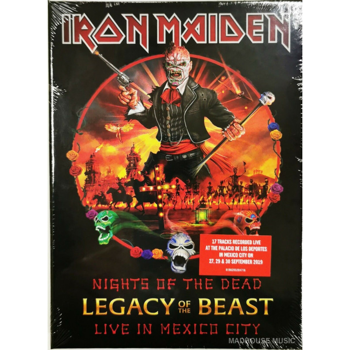 IRON MAIDEN Nights Of The Dead Legacy Of The Beast Live In Mexico Deluxe 2CD Book Digibook