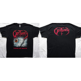 Obituary Cause Of Death Official Original T-Shirt Death Metal