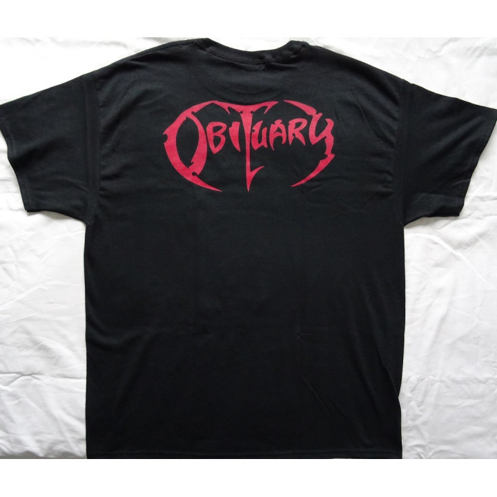 Obituary Cause Of Death Official Original T-Shirt Death Metal
