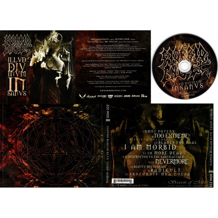 Morbid Angel Illud Divinum Insanus CD 2011 Season Of Mist SOM 222 Jewel Case