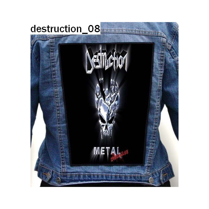 Destruction Backpatch Giant Back Patch Rückenaufnäher Aufnäher 