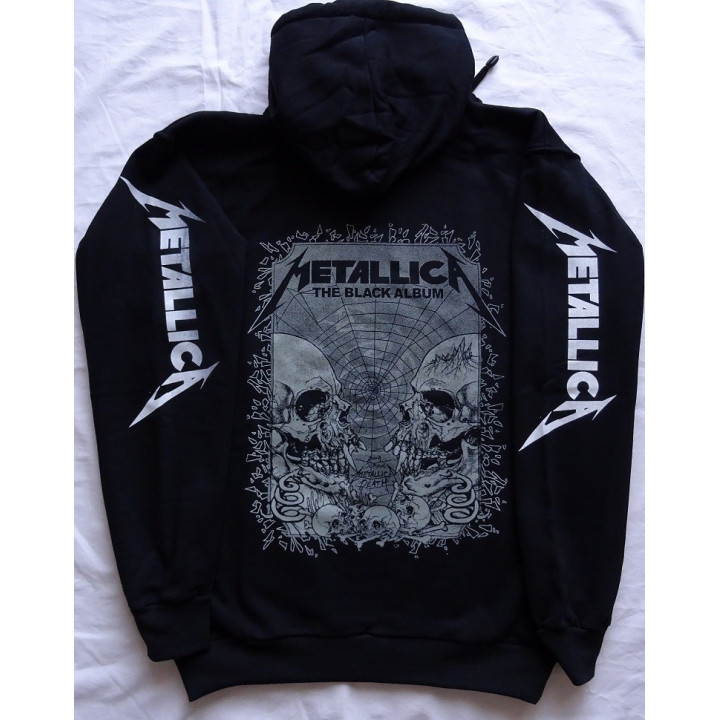 Metallica Black Album Birth School Metallica Death Enter Sandman Thrash Metal Hoodie Kapuzenjacke 