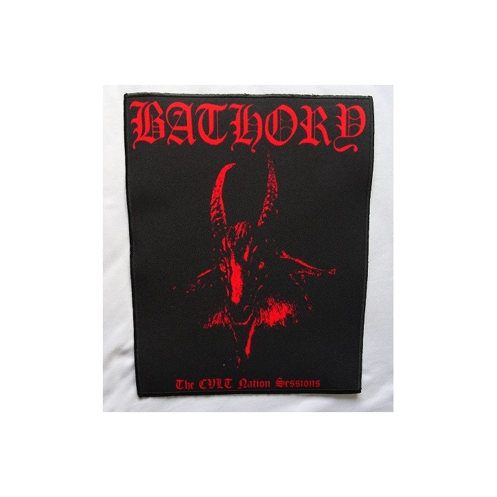 BATHORY GOAT BACKPATCH BLACK METAL 666 RÜCKENAUFNÄHER Giant Back Patch Aufnäher Ltd