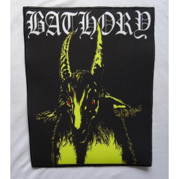 BATHORY GOAT BACKPATCH BLACK METAL 666 RÜCKENAUFNÄHER Giant Back Patch Aufnäher Ltd