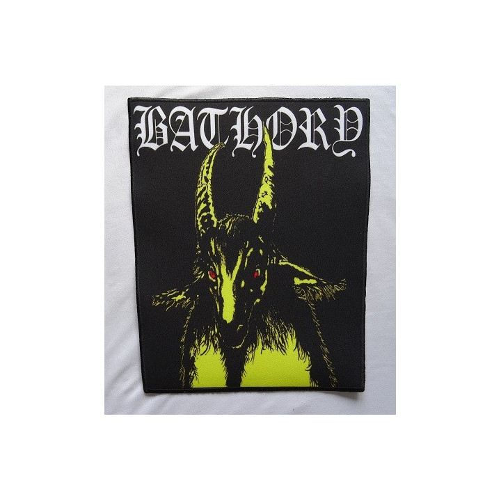 BATHORY GOAT BACKPATCH BLACK METAL 666 RÜCKENAUFNÄHER Giant Back Patch Aufnäher Ltd