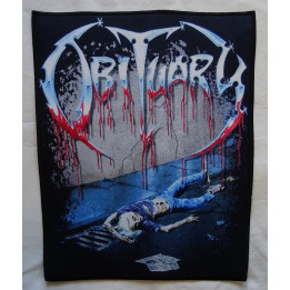 OBITUARY Slowly We Rot Backpatch Death Metal Giant Back Patch Rückenaufnäher Aufnäher