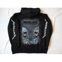 METALLICA Black Album Enter Sandman OFFICIAL ORIGINAL HOODIE ZIPPER